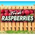 thumbnail image 2 of Fresh Rasberries 13 oz Vinyl Banner With Metal Grommets, 2 of 5