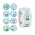 thumbnail image 4 of 500 Uds pegatinas de Pascua sellos para sobres etiquetas de sellado de 2,5 cm pegatinas etiquetas de papel pegatinas de sellado de regalo para paquete Estilo B BLESIY Pegatina Pascua, 4 of 8