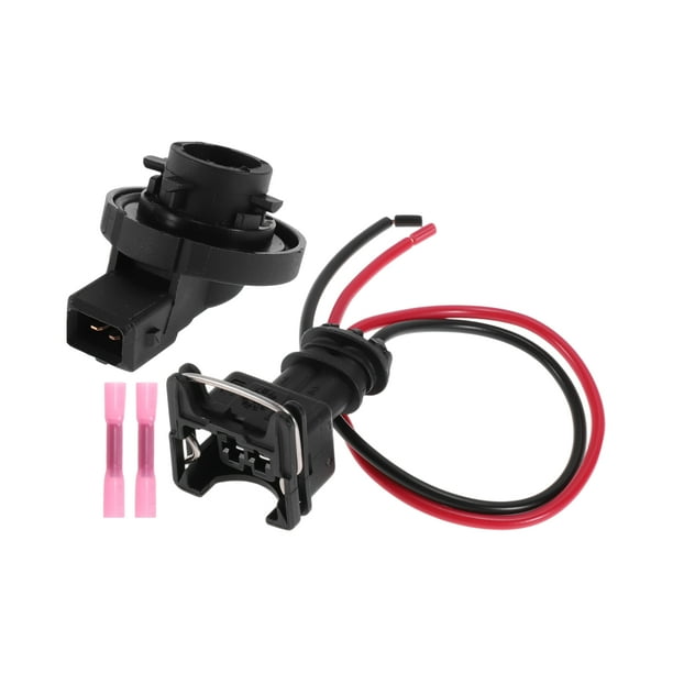 1 Juego de Cableado del Zócalo de Luz Indicadora para Renault para Iveco No.5001834564 Conector de Pigtail con Conector Pre-Cableado y Tubo Termoretráctil