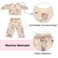 thumbnail image 3 of Disney Clothes Baby Girls Printed Fleece Sweatshirt and Pants Set – Minnie Mouse, Marie, Stitch, Pooh & Toy Story Outfit Set (12M–24M), 3 of 8
