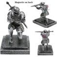 thumbnail image 3 of Knight Pen Holder Executive Cool Pen Holder For Desk Magnetic Resin Ornaments Desk Decor Accessories Organizer, 3 of 5
