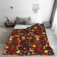 thumbnail image 5 of Pofeuu Warm Plants and Mushrooms Print Ultra-Soft Micro Fleece Blanket,for Bed Or Sofa,All Season Throw Blankets Flannel Blanket-60"x50", 5 of 7