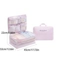 thumbnail image 3 of Compact Packing Cubes for Travel, 5-In-1 Space Saving Luggage Organizers, Portable Textiles Storage Bags for Suitcase, Sturdy Travel Necessities, 3 of 5