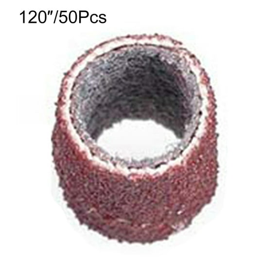 UDIYO 50 Pcs Sanding Band Grinding Wheel Nail Art DIY Pedicure Sander Sandingsleeve