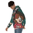 thumbnail image 3 of Gravity Falls Men's Hoodie With Color Drawstrings Sweatshirt Hooded Pullover Print Winter Coat Jacket Small, 3 of 9
