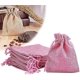 thumbnail image 2 of 20pcs Linen Drawstring Bags Dustproof Small Jewelry Storage Bag for Women, 2 of 5