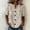 Khaki, variant on Henley Top Button Down Half Sleeve Shirt Tunic Shirts for Women Lightweight Tops Cottagecore Summer Blouse Dressy Casual Clothes Women’s Shirts Khaki M