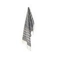 thumbnail image 2 of Bello Handwoven Turkish Beach Towel, Sultan Peskir Black, Quick Dry Highly Absorbent Sand-Free Versatile for Beach, Spa, Home, Peshtemal Towel (39 x 66.9 Inches), 2 of 2