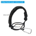 thumbnail image 2 of Uxcell Water Bottle Holder, Paracord Handle Lanyard Strap Carrier Black, 2 of 6