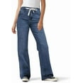 thumbnail image 3 of Aricy Wide Leg Jeans Woman Drawstring High Waisted Stretchy Y2k Baggy Jeans Casual Loose Denim Trousers Pants with Pockets, 3 of 4