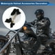 thumbnail image 3 of Accesorios para Casco de Motocicleta Decoración Orejas de Gato con Colores Gradientes y Campanas para Cascos de Motocicleta Bicicleta Esquí Negro Blanco Stickers de Peluche, 3 of 6