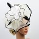 thumbnail image 3 of Diadema de Pelo Floral de Cabello con Plumas Artificiales Estilo Vintaje Joyas para Mujer Señora Beige Soledad Diadema de mujer fascinante, 3 of 9