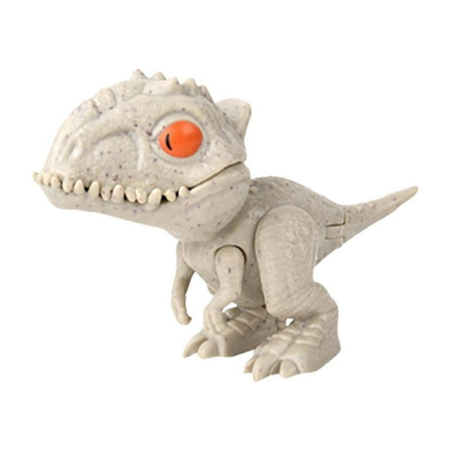 Dinosaurio Juguete Difícil Mano Novedad Creativo Animal Marioneta de mano Interactiva para juguetes de baño Accesorios Regalos de Indominus gris CUTICAT Dedo dinosaurio complicado
