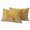 Yellow Gold, variant on Vintage Map Waterproof Outdoor Pillow Covers 16''x16'' Set of 2, Patio Furniture Cushion Covers for Chairs, Middle Century Farmhouse Natural Landscape Decorative Pillow Cases for Garden/Pool/Beach