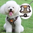 thumbnail image 1 of Arnés de perro correa conjunto de entrenamiento ajuste ajustable transpirable malla suave chaleco arnés correa de pecho para perros caminar fác Marrón m Yinane Arnés mascotas, 1 of 7