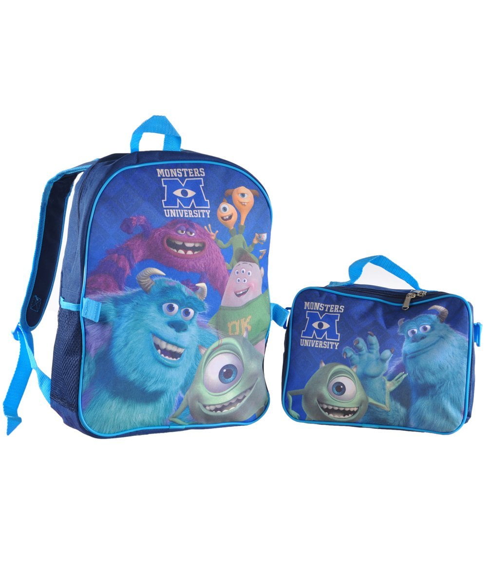 Monsters University Inc Backpack with Detachable Lunch Box ONLY