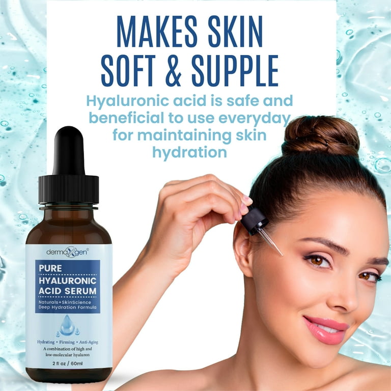 DermaXgen® Skin Facial Care Beauty Pure 100% Hyaluronic Acid