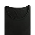 thumbnail image 3 of Summer Women's New Diamond Black Short Sleeve T-Shirt Loose Fit Plus Size Top, 3 of 5