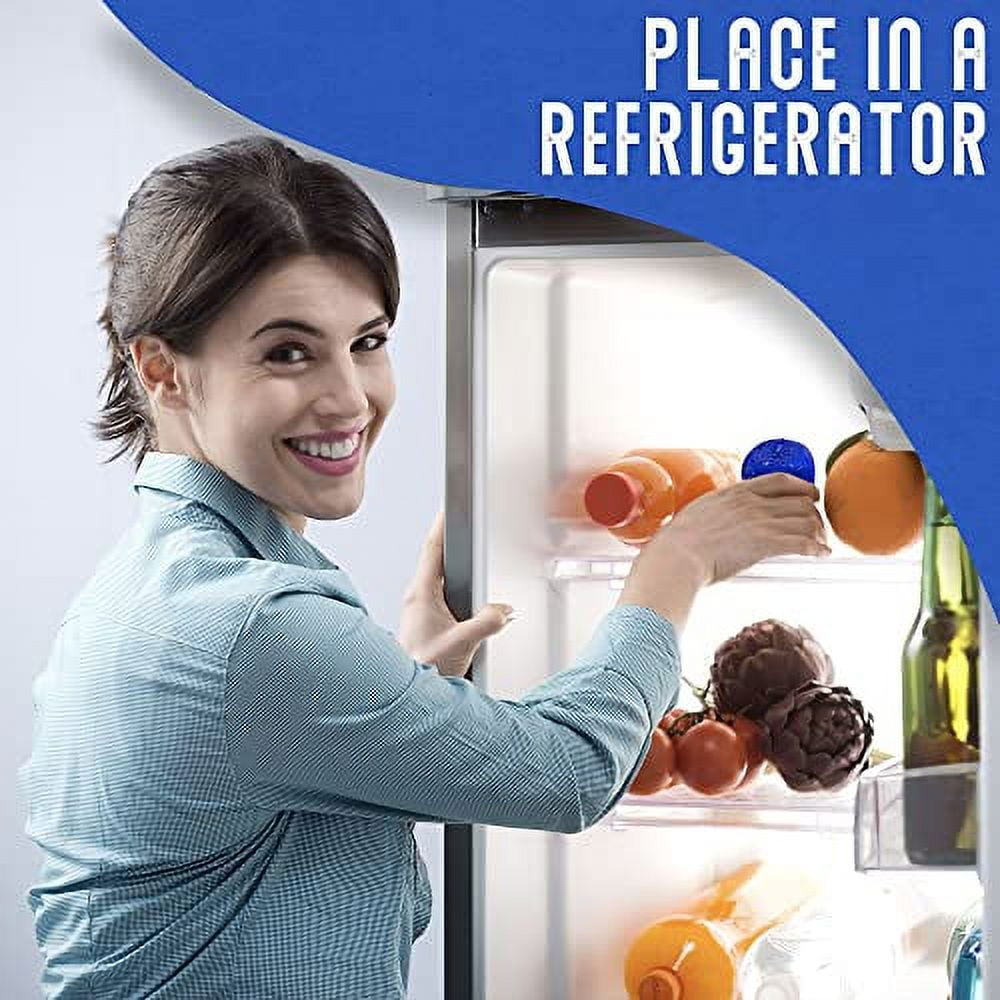 Bluapple Ethylene Gas Absorber Produce Saver Combo Pack Keeps Fruits & Veggies Fresh, 8 Packets and 2 Bluapples
