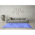 thumbnail image 3 of Ahgly Company Indoor Rectangle Abstract Blue Modern Area Rugs, 5' x 8', 3 of 4