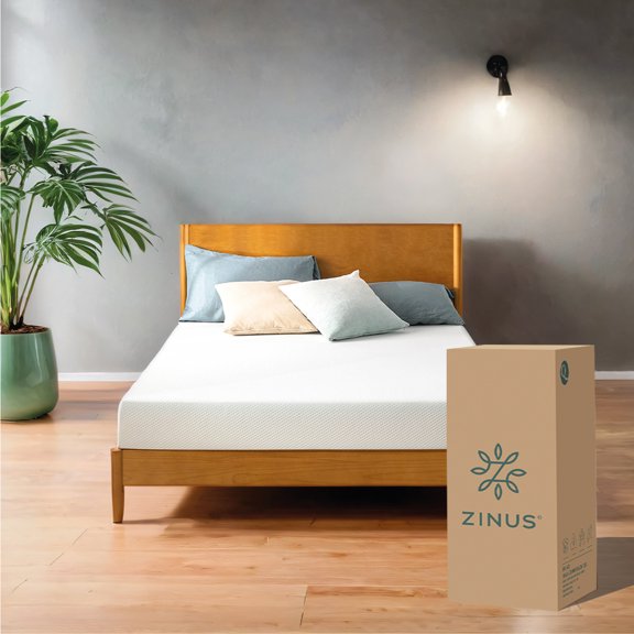 Colchón Individual Zinus de Memory Foam 12 cm Air Flow Firmeza Media para todas las edades. Colchón en Caja