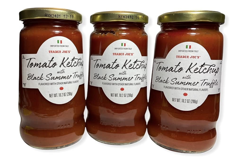 Trader Joes Tomato Ketchup With Black Summer Truffle (Pack Of 3