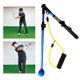thumbnail image 4 of Entrenador telescópico de Swing de Golf, agarre de posición retráctil antideslizante, herramienta ra de gestos de oscilación extensible para m Azul Soledad Ayuda de entrenamiento de swing de golf, 4 of 10