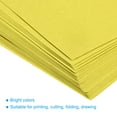 thumbnail image 4 of Uxcell Colored Copy Paper for Office Printing, Invitations, Forms, Art Projects Lemon Yellow, 4 of 6