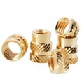 thumbnail image 5 of M2 M3 M4 M5 M6 M8 Brass Heat Insert Nut Double Twill Knurled Hot Melt Injection Embed Thread Inserts Nuts For 3d Printer Plastic, 5 of 6