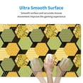thumbnail image 5 of Balery Bee Honey Mouse Pad ,15.8x29.5 In Large Gaming Mouse Pad Desk Mat Long Non-Slip Rubber Stitched Edges,Waterproof Mousepad Desk Mat For Gamer Office Home, 5 of 9