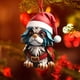 thumbnail image 4 of Decoración Del Hogar con Forma de Perro Plano, Decoración Del Árbol de Navidad., 4 of 4