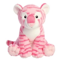 Aurora - Medium Pink Destination Nation - 10" Pink Tiger - Adventurous Stuffed Animal