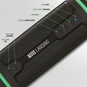Altec Lansing HydraMOTION 2.0 Wireless Bluetooth Speaker, 16H Battery, RGB Lights, USB-C Quick Charge, IP67 Rated Waterproof Bluetooth Speaker, Mountable, Voice Assistant