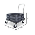 thumbnail image 6 of Dolly for Dish Rack and Glass Rack | 31" Handle | 250 lbs. max Capacity | Gray, 6 of 6