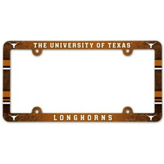 Texas Longhorns License Plate Frame - Full Color
