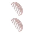 thumbnail image 2 of Peine de pelo semicircular elegante y retro Vogacara químico rosa 2Conjunto, 2 of 6