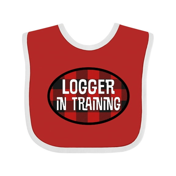 Inktastic Future Logger in Training Boys Baby Bib