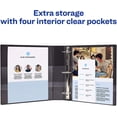 thumbnail image 5 of Avery Heavy-Duty Binder with 1.5-Inch One Touch EZD Ring, Black (79991), 5 of 5