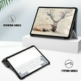 thumbnail image 2 of Allytech iPad Air 5 4 10.9" Case, iPad Air 5th 4th Generation Case 2022/2020, Ultra Slim Fit Shock Proof Trifold Stand Support Pencil Charging Protective Case Cover for Apple iPad Air 5 4,Gray, 2 of 9