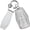Leather Keychain-white, variant on Key Fob Cover Compatible with Geely Coolray X6 Emgrand Global Hawk GX7 Atlas Boyue NL3 X7 EX7 Kulrey GT GC9 Borui 4 Button Keychain Case Holder Protector,Cat Keychain-white