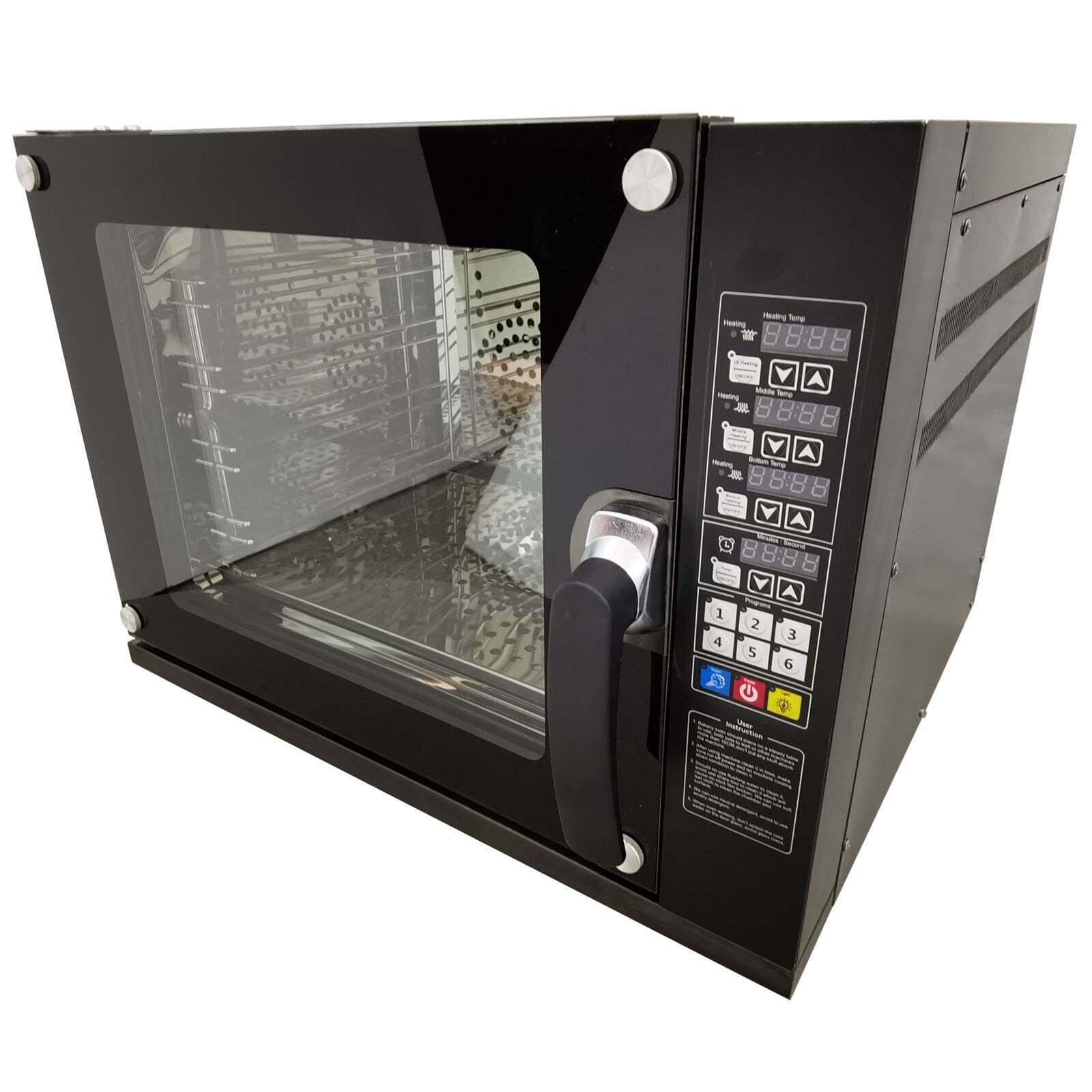 60L Commercial Countertop Convection Spray Oven Hot Air Circulation Electric Spray Oven 0-350℃ 220V 5500W