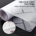 thumbnail image 2 of Window Film Self Adhesive Window 45x100cm Electrostatic Shield Privacy Anti-UV Anti-Glance Decorative Film for Home Office Bedroom Kitchen- Rectangular Grid Pattern, 2 of 5