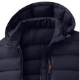 thumbnail image 2 of Ceisia Men Detachable Hooded Padded Vest Lightweight Quilted Sleeveless Zip Up Gilet Warm Outerwear For Fall Winter Gift, 2 of 5