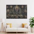 thumbnail image 4 of Póster de Thangka tibetano, pintura impresa, arte fotográfico, lienzo, póster decorativo para el hogar, dormitorio, decoración moderna, carteles, regalos, 16 x 24 pulgadas (40 x 60 cm), 4 of 6