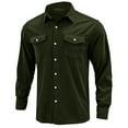 thumbnail image 1 of Chemise Homme 100% Polyester Velours Côtelé Commerce Extérieur, 1 of 7