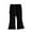Black, variant on Uniform Pants for Girls Flare Dress Pants with Slit Back To School Classic Clothes 3-4 Years