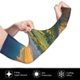 thumbnail image 3 of Lsque Sunflowers At Sunset Cooling Arm Sleeves for Men & Women -Compression Sleeves to Cover Arms for Working,Sun Sleeves for UV Protection,Breathable, Moisture-Wicking, 3 of 8