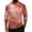 Pink-B#4028, variant on Hearthz Summer Henley Shirt Men Gradient Raglan 3/4 Sleeve Jersey Baseball T-Shirts Casual Workout Big and Tall Mens Shirts Graphic
