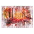 thumbnail image 2 of Tiptophomedecor Peel and Stick Forest Wallpaper Wall Mural - Vintage Autumn Nature - Removable Wall Decals, 2 of 3