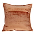 thumbnail image 5 of 20" X 7" X 20" Transitional Orange Solid Quilted Pillow Cover With Poly Insert, 5 of 5